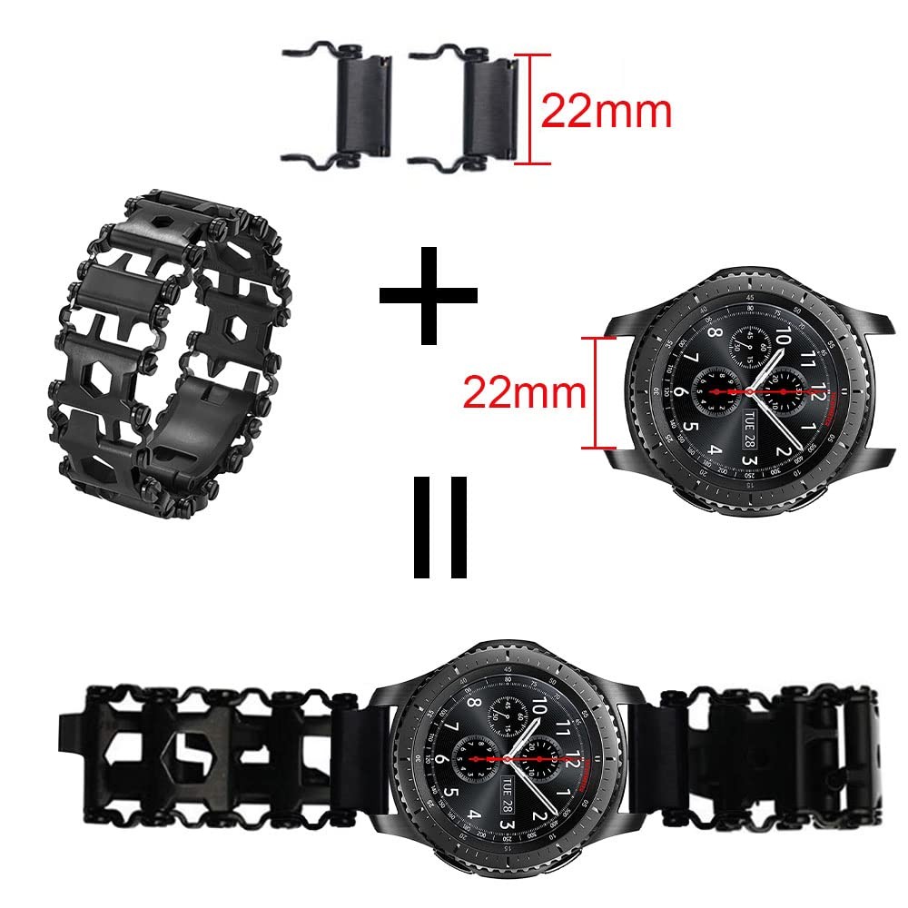 Stainless Tool Bracelet for Men for LEATHERMAN TREAD and Band 29 in 1 Surviva…