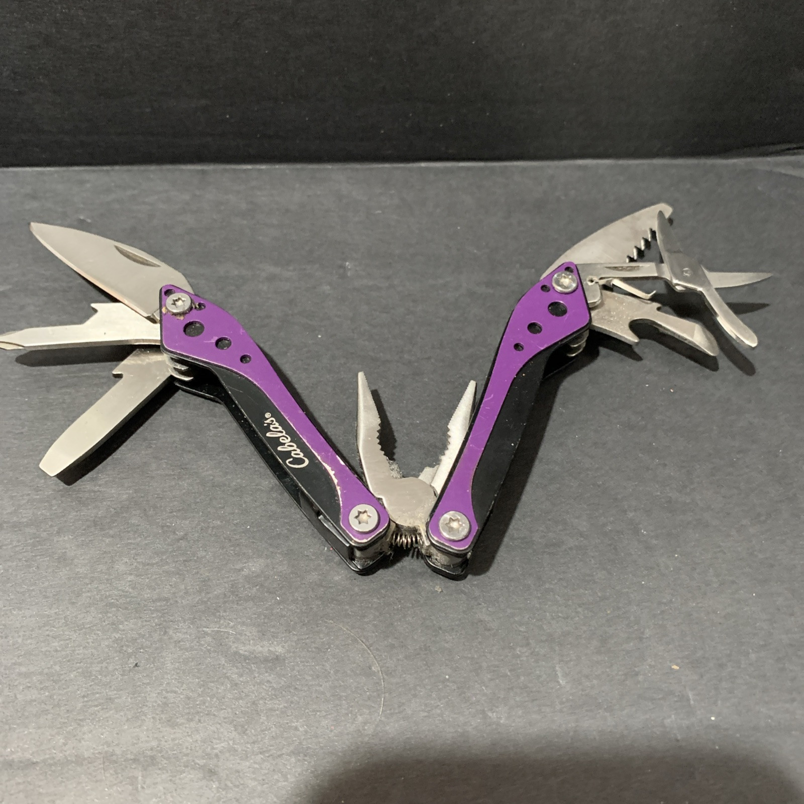 CABELA’S Mini Multi Tool Needle Nose Pliers Saw Knife Lot Of 10 NEW & USED