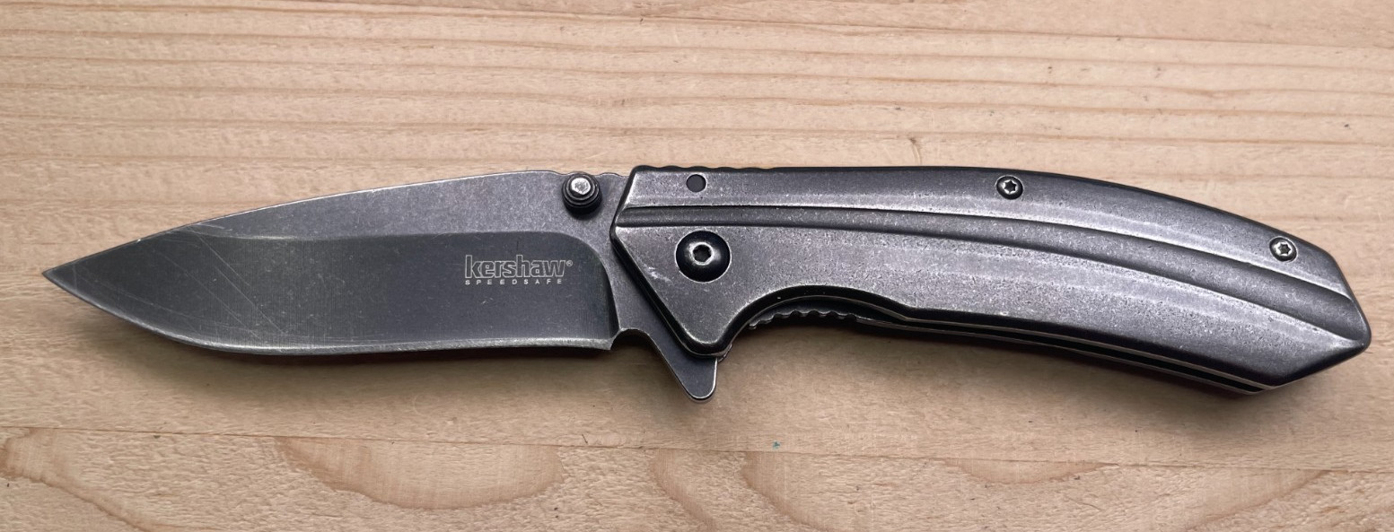Kershaw 1306BW Filter KAI Patented 3Cr13 SpeedSafe A/O Folding Pocket Knife