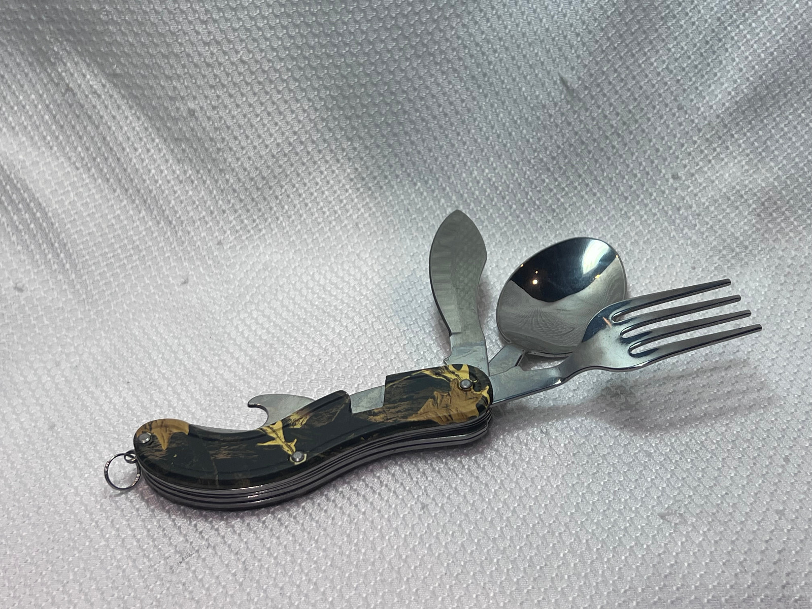 Camping Survivalist Lot NRA Flashlight Knife Multi tool & Folding HOBO Utensil