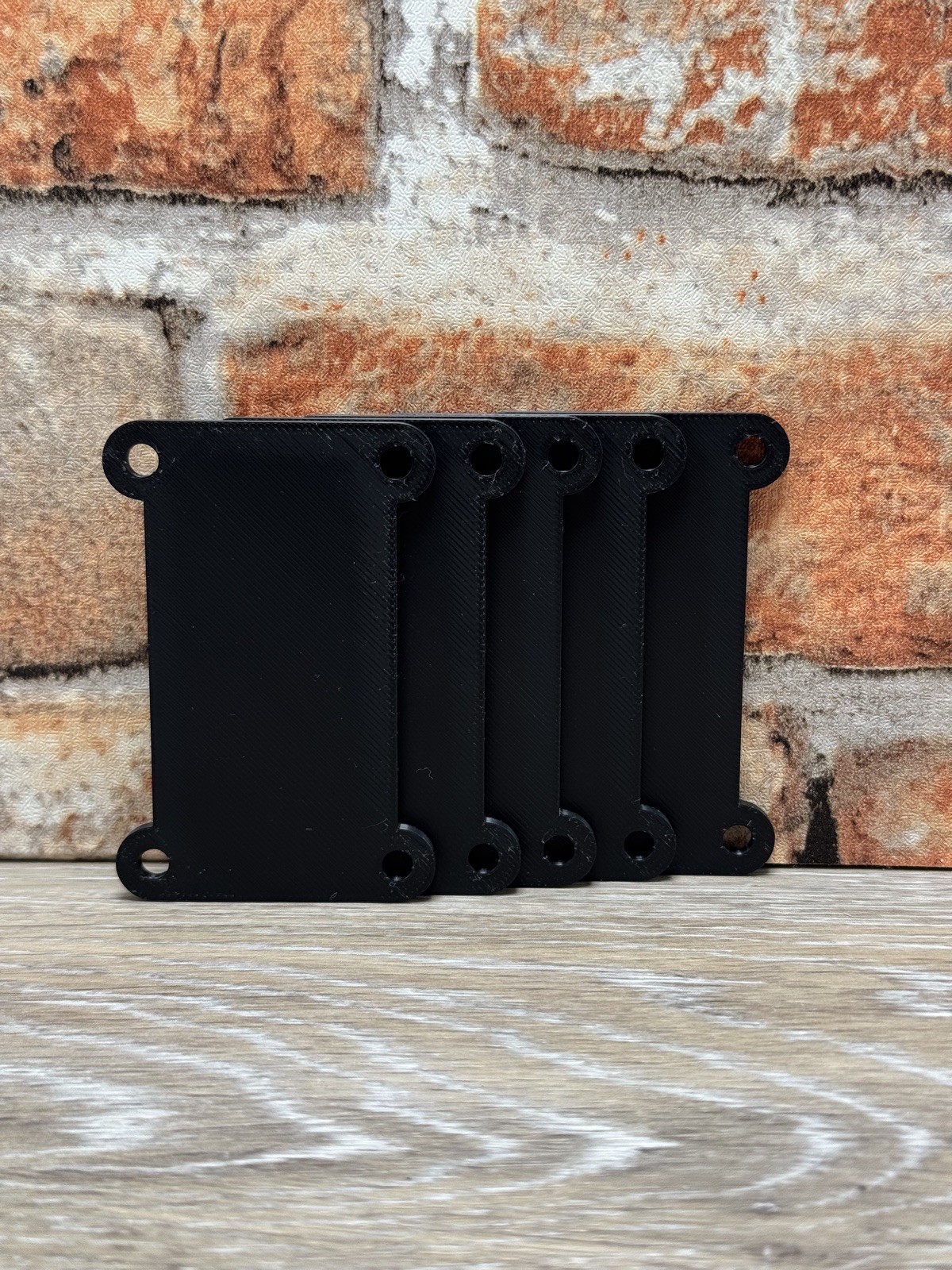 Black EDC Duct Tape Card 5-Pack – Discreet Reusable 2in Holders USA Made Gift CO