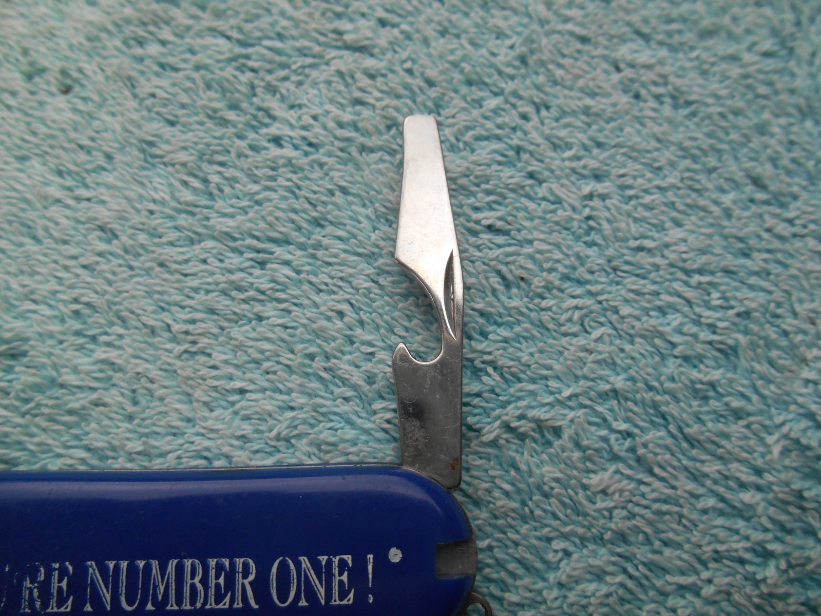 MULTI TOOL POCKET Knife 5 Function BLUE Stainless China DAD, YOURE NUMBER ONE!