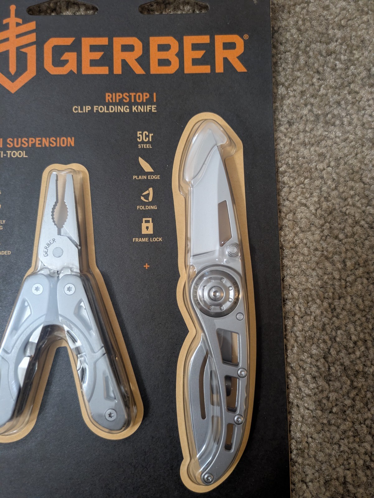 Gerber Mini Suspension Multi Tool Ripstop 1 Knife Gift Pack