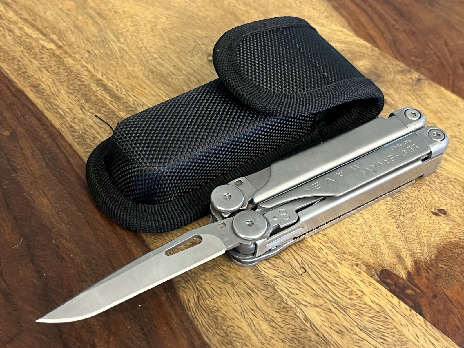 Retired 2000 Original Leatherman Wave w/New Sheath SUPER NICE!! TSA Confiscated