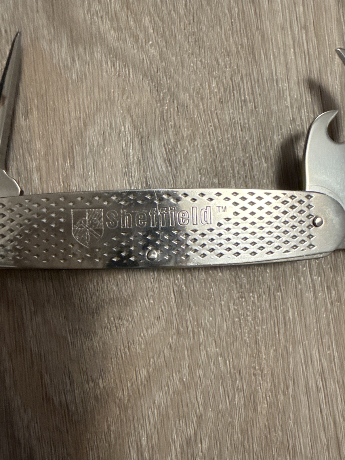 Sheffield Steel Stainless Steel Multi-tool Folding pocket knife Vintage