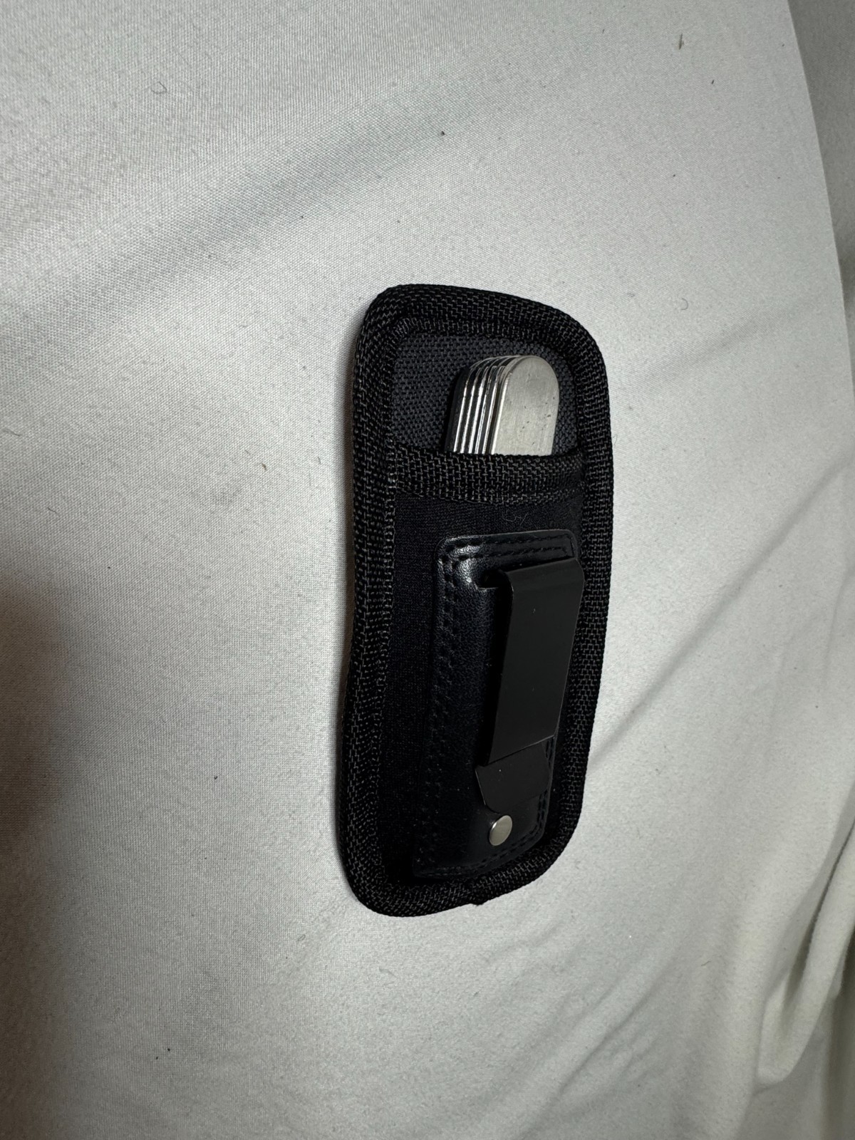 New Pocket Knife Multi Tool Clip on Case Nylon