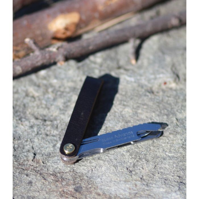 Swiss Advance CRONO N5 Multi-Tool Leather Edition Lightweight Travel Space-Saver