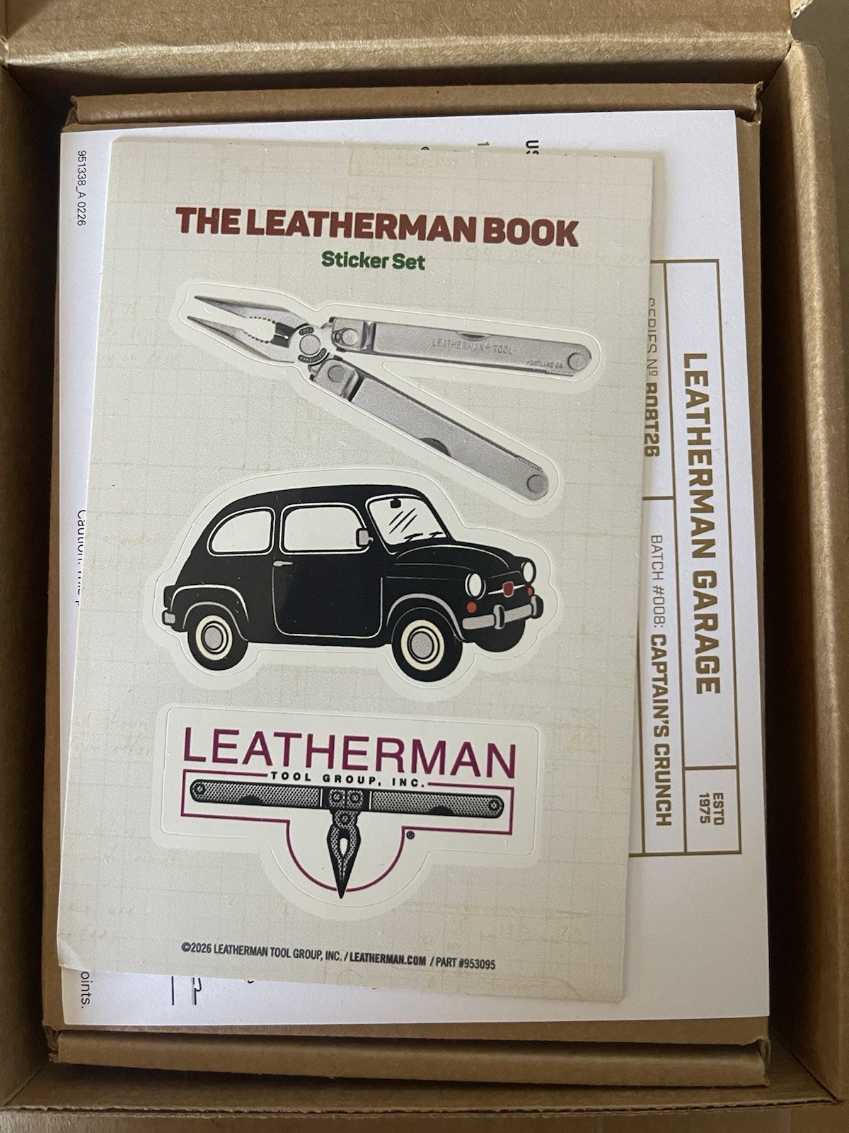 Leatherman Garage Batch #008 Captain’s Crunch Limited Edition 1900 Made IN HAND✅