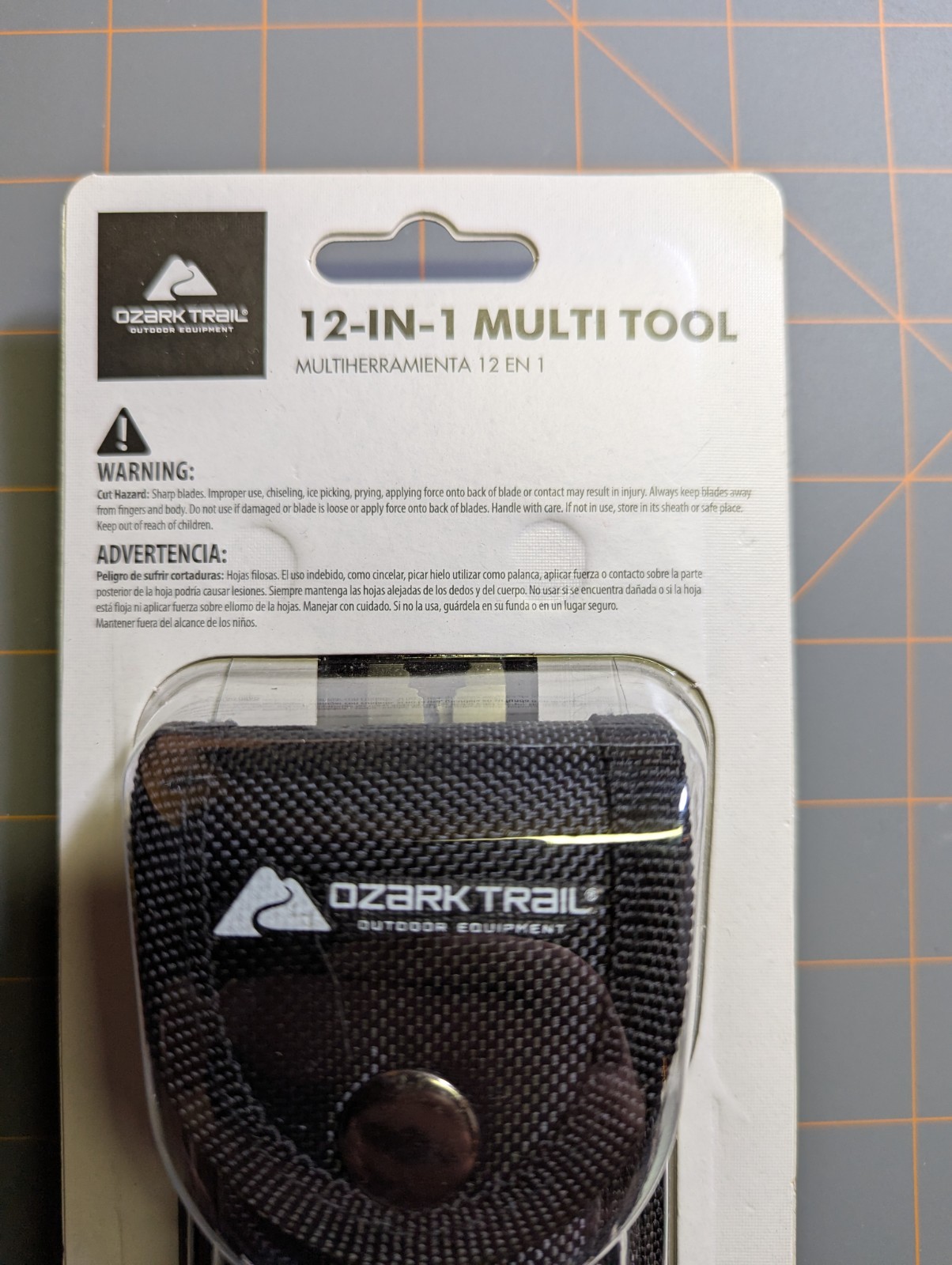 OZARK TRAIL 12-IN-1 MULTI- TOOL SHEATH INCLUDED BRAND NEW! FACTORY SEALED.