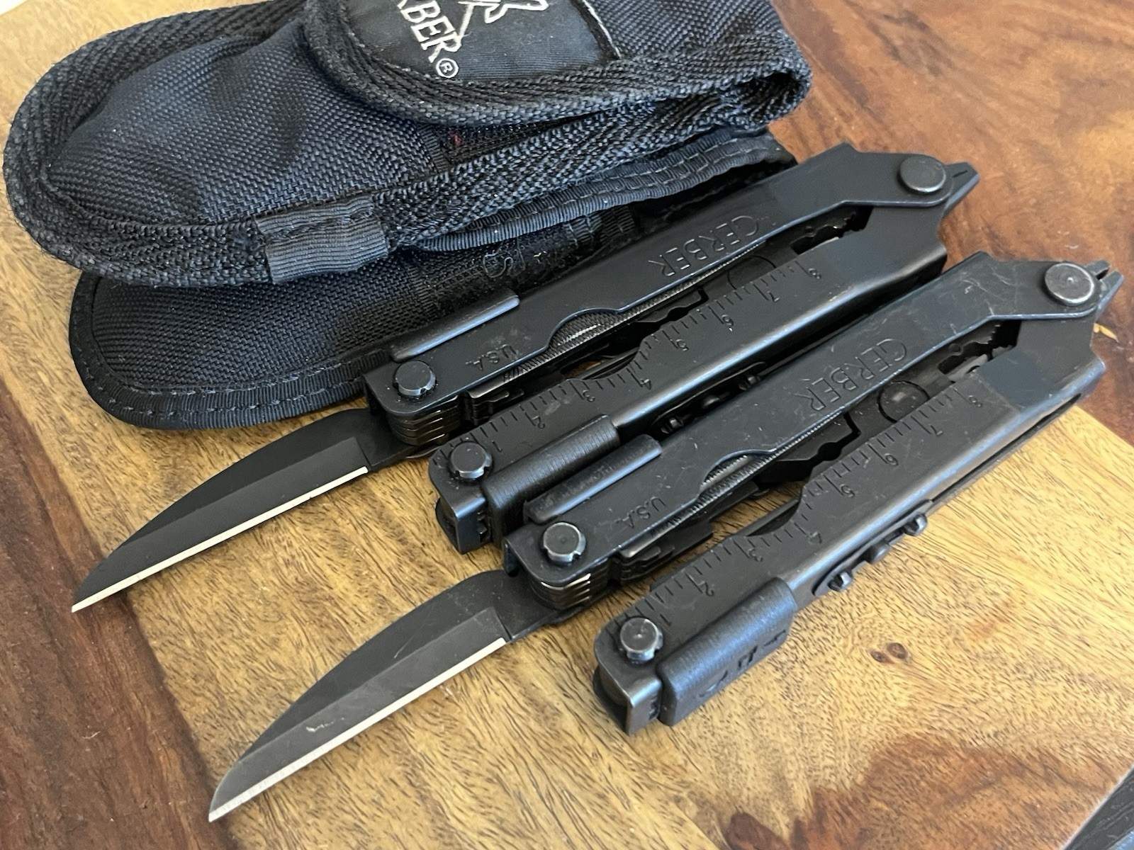 -USA- Gerber Multi Tool MP600 VERY Nice! w/Gerber Sheath TSA Confiscated Lot 2