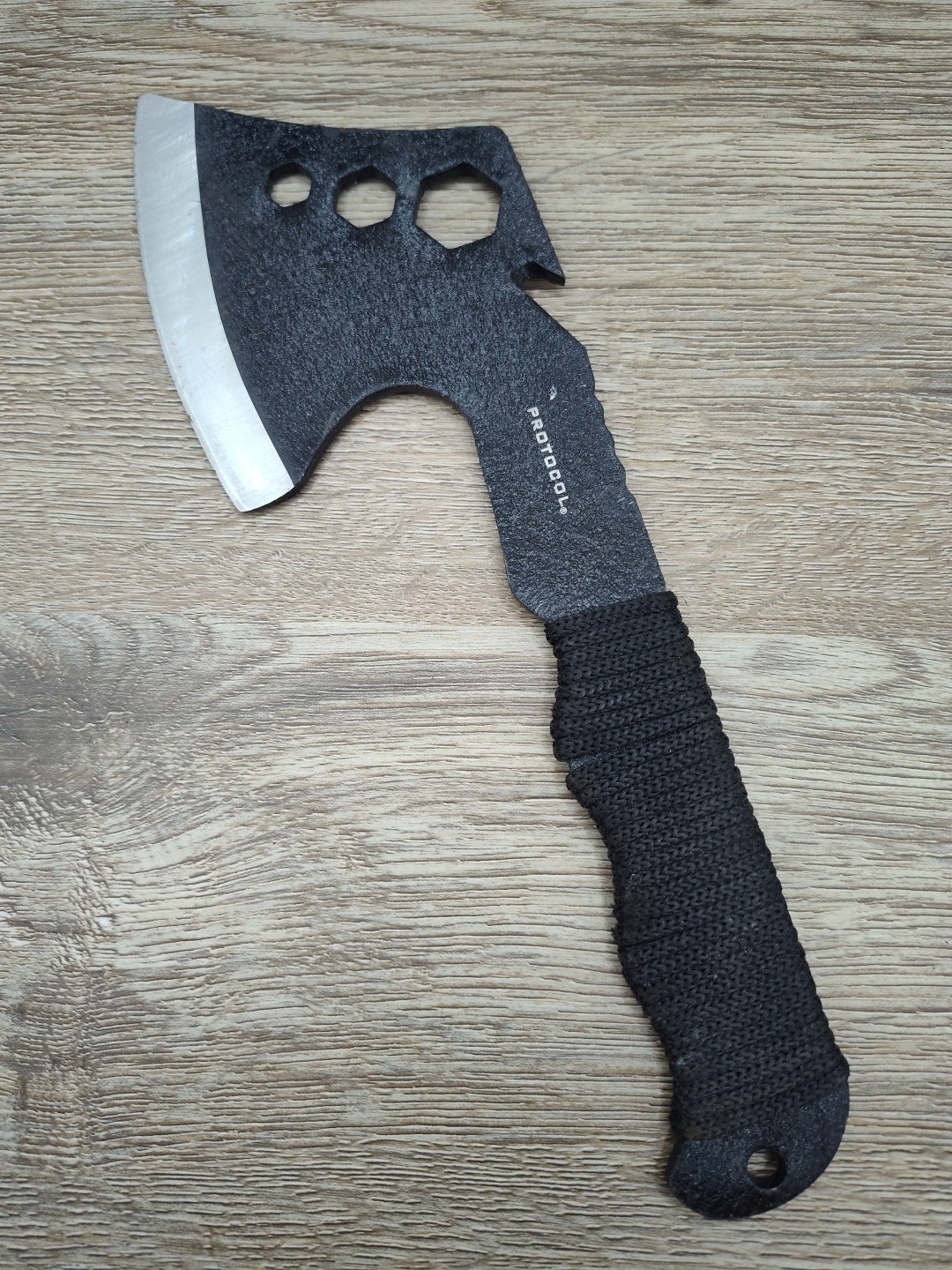Protocol 5-in-1 Hatchet Multi-Tool Black Ax/Wrench Stainless steel