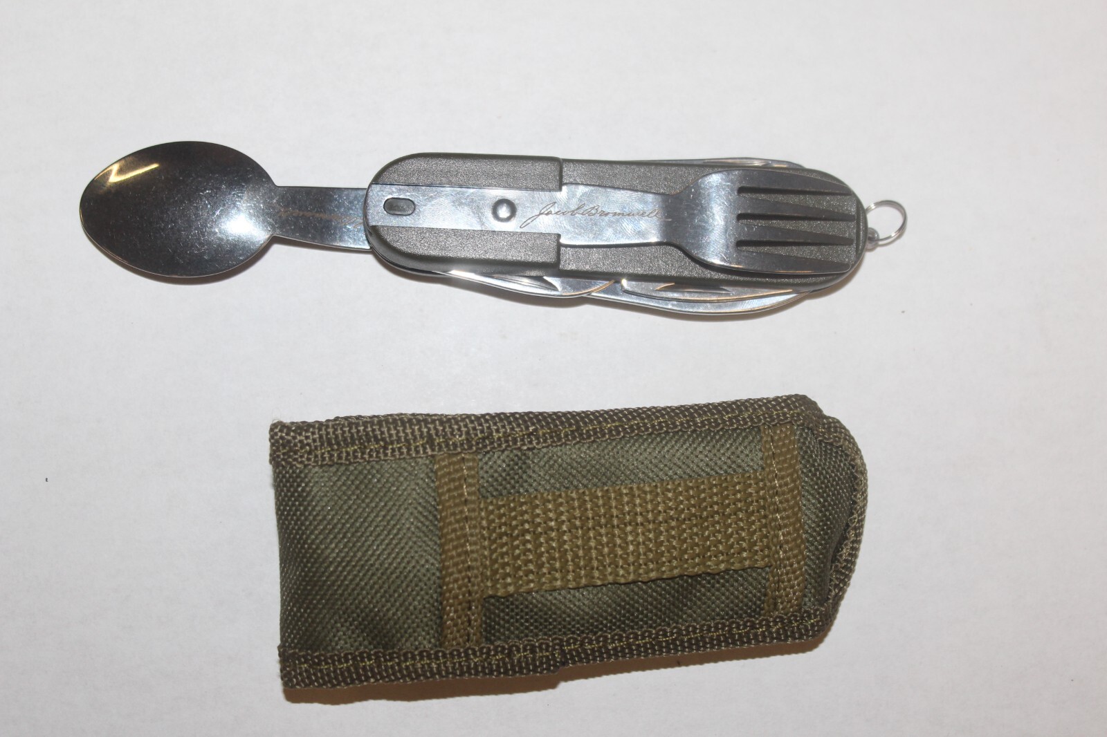 Camping Eating Utensil Set Pocket Knife with pouch #BINC432