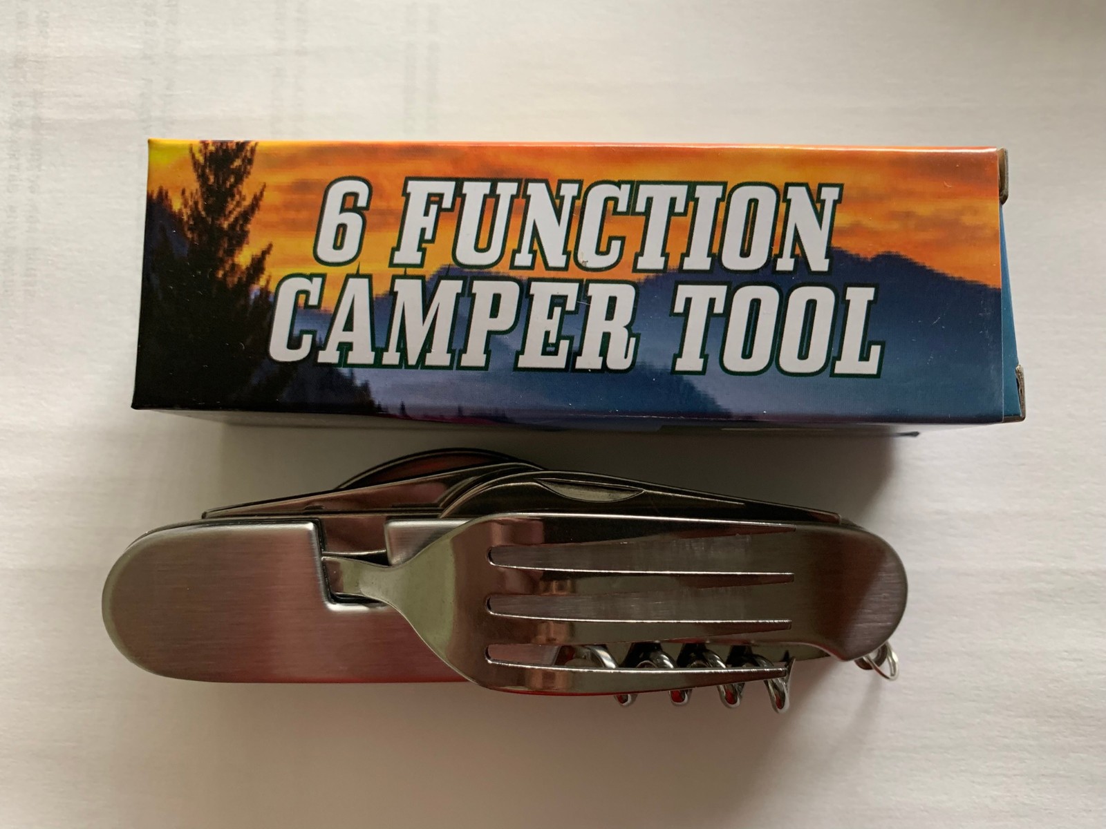 Six Function Rite Edge Camp Tool Stainless Steel 2108446