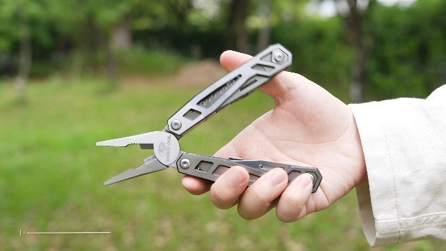 21-in-1 Stainless Steel Multitool Pocket Knife, G10 Handle, Pliers & Sheath – Ou