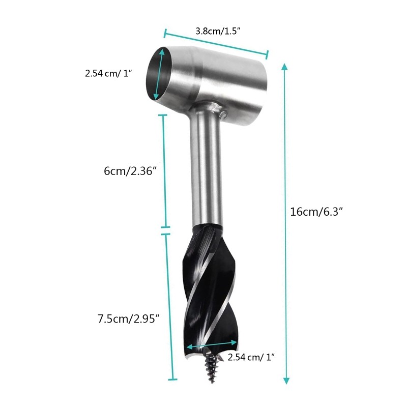 Survival Tools Durable Manual Auger for Settlers Wrench Metal