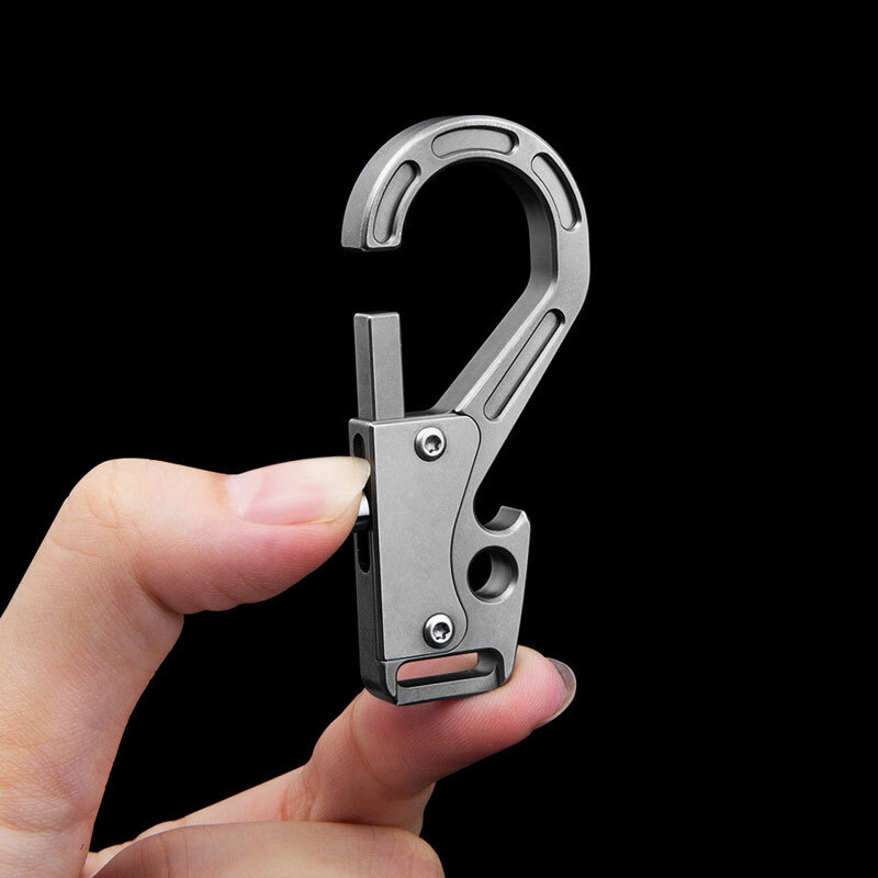 Titanium Alloy Keychain Bolt Action Key Pendant Outdoor Opener Portable Tool