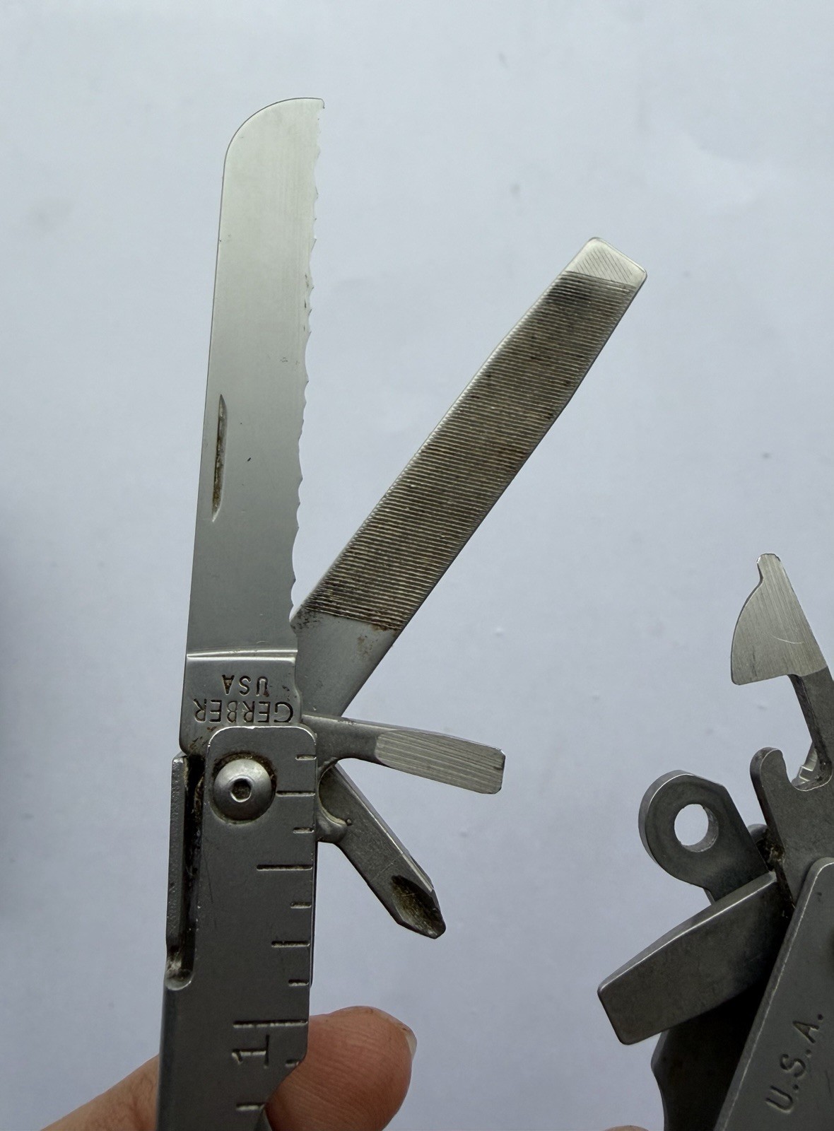VINTAGE 1990s GERBER USA MP500 ORIGINAL NEEDLE NOSE PLIER MULTITOOL IN NEW POUCH