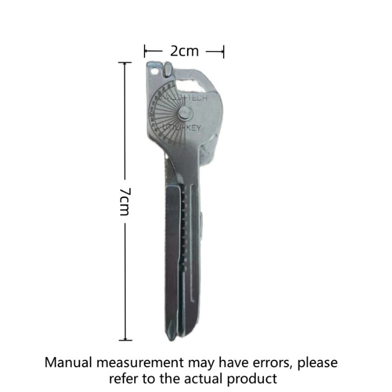 1pcs 8-in-1 Multi Tool Keychain Folding Pliers Screwdriver Bottle Opener Outdoor