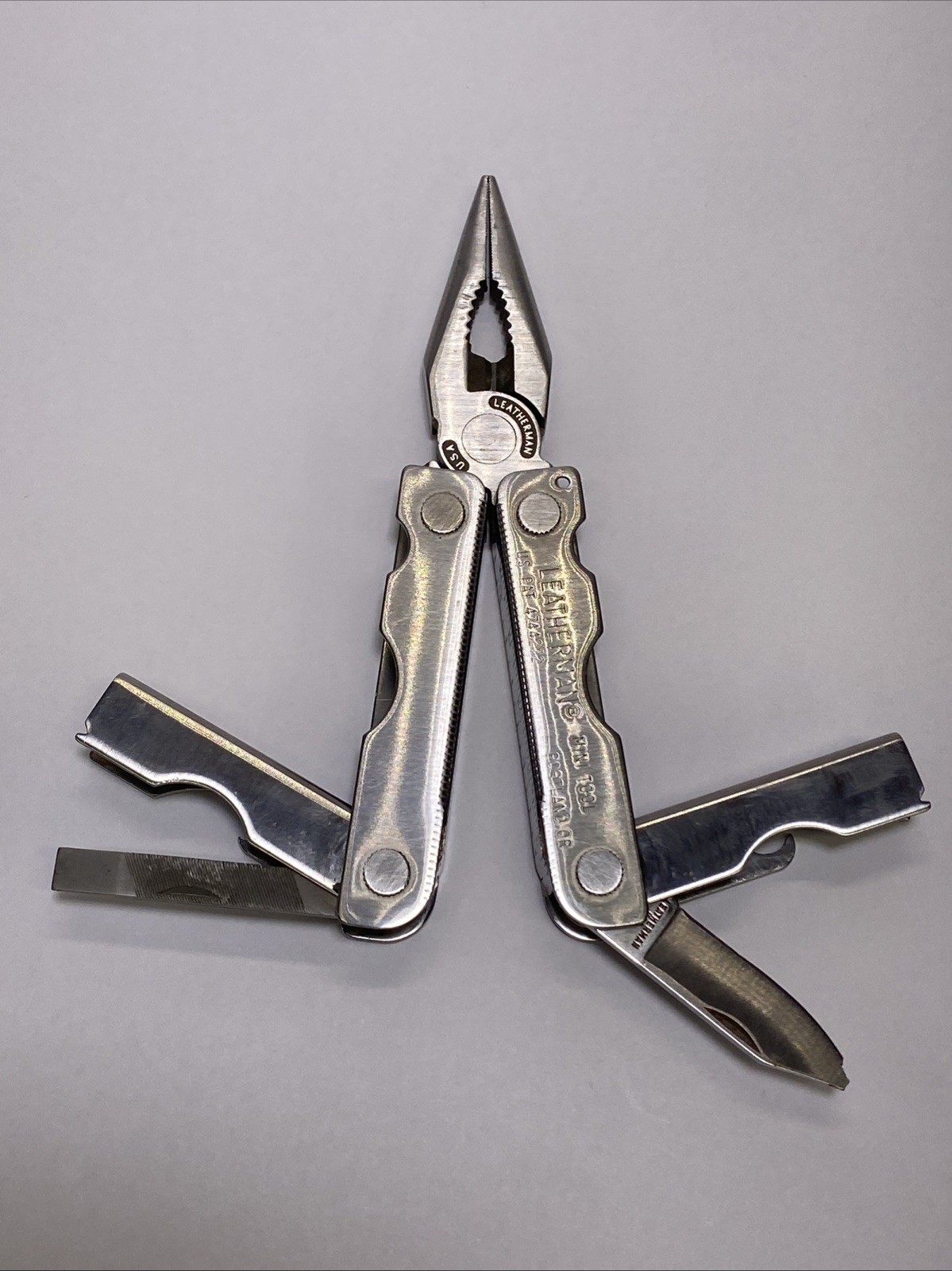 Vintage Leatherman USA Mini Tool Multi Tool Original Sheath Case Discontinued