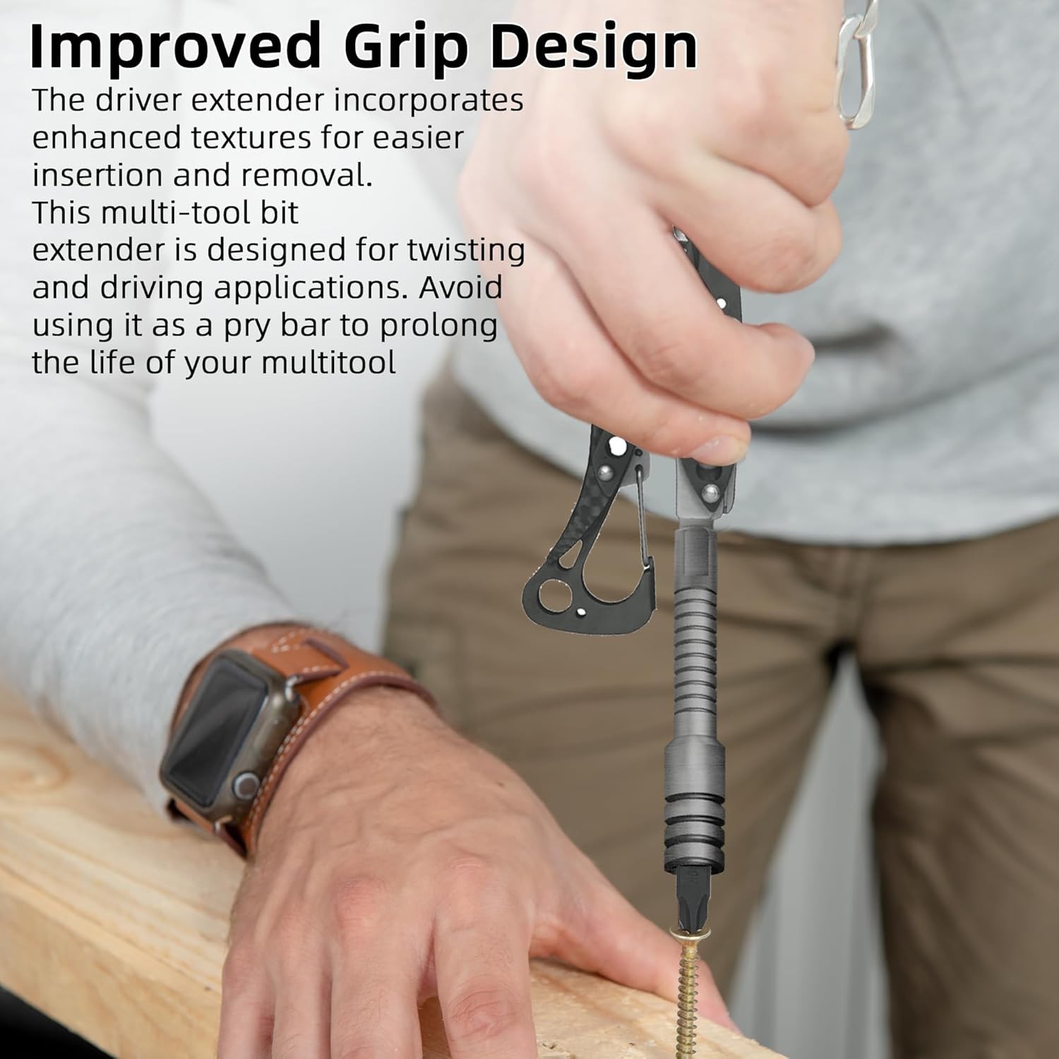 Add-On Accessories Designed for Leatherman Multi-Tools, Bit Driver Extender, and