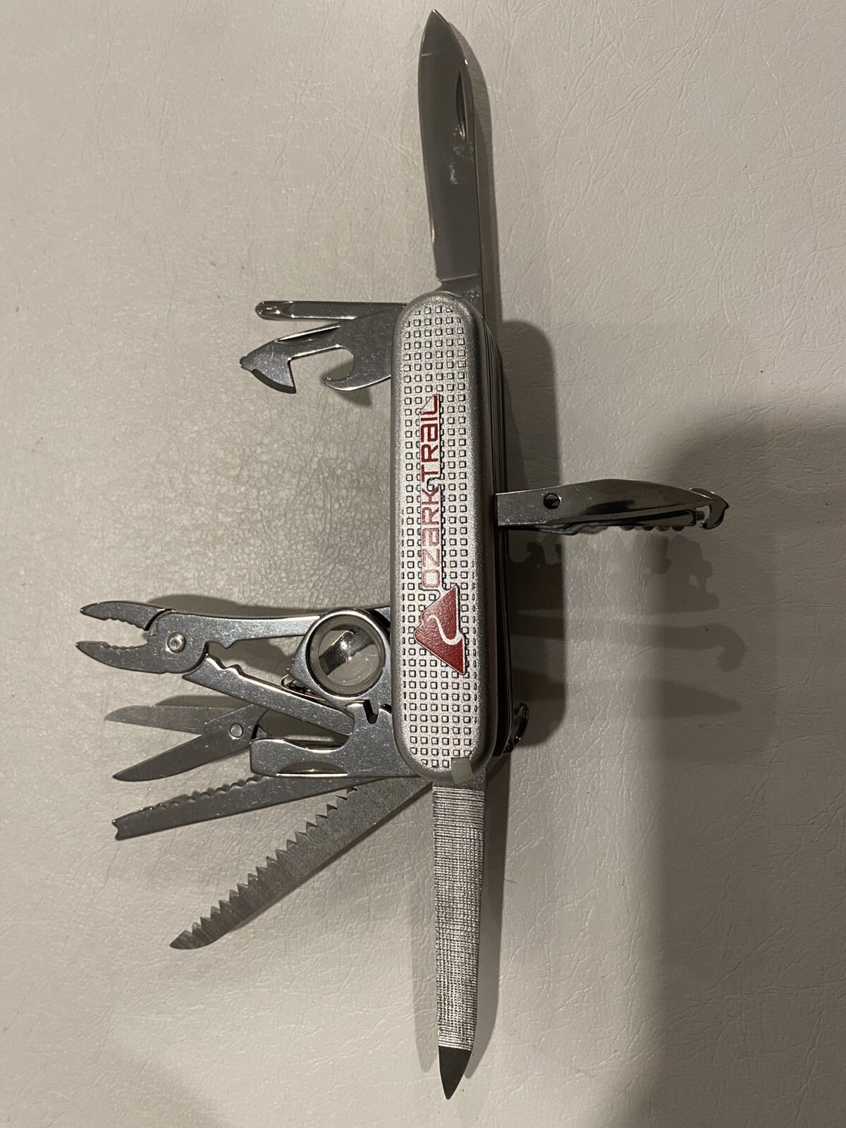 Ozark Trail Army Knife 33-In-1 Multitool. Survival Tool Pocket Knife Fishing