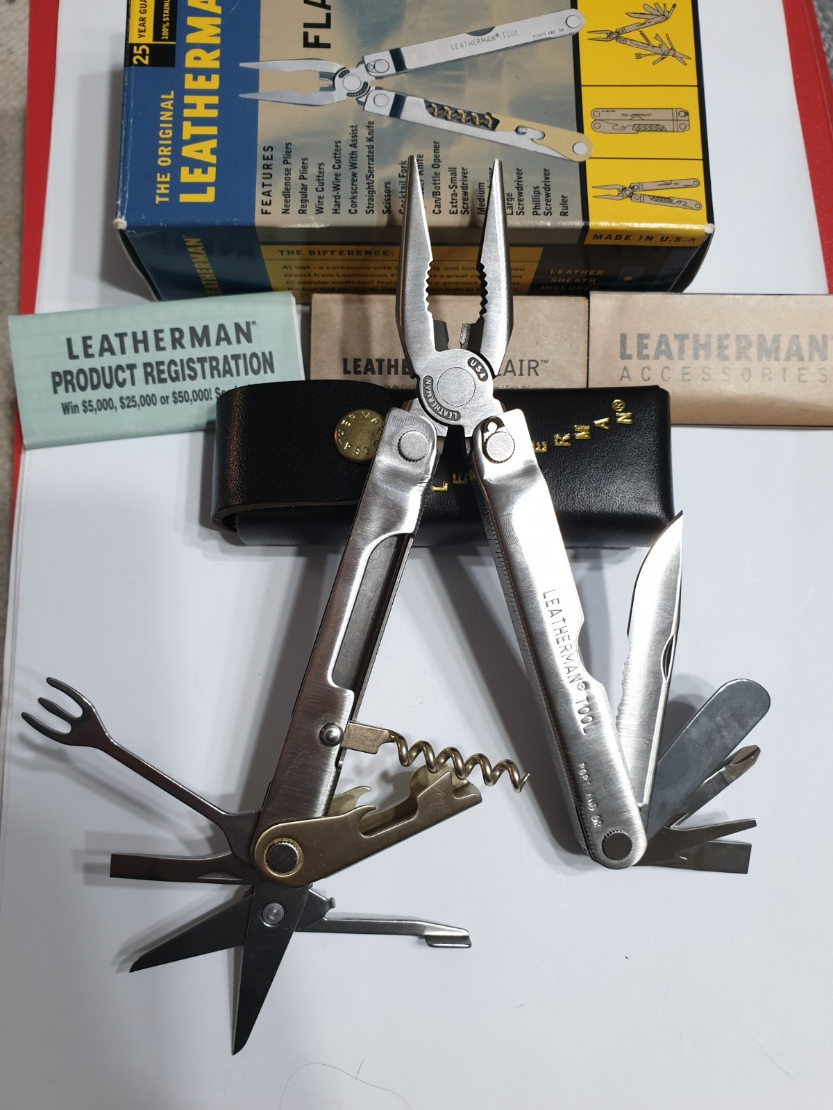 🔥🔥🔥 Leatherman Flair Rare Retired Multi Tool Collectable New In Box