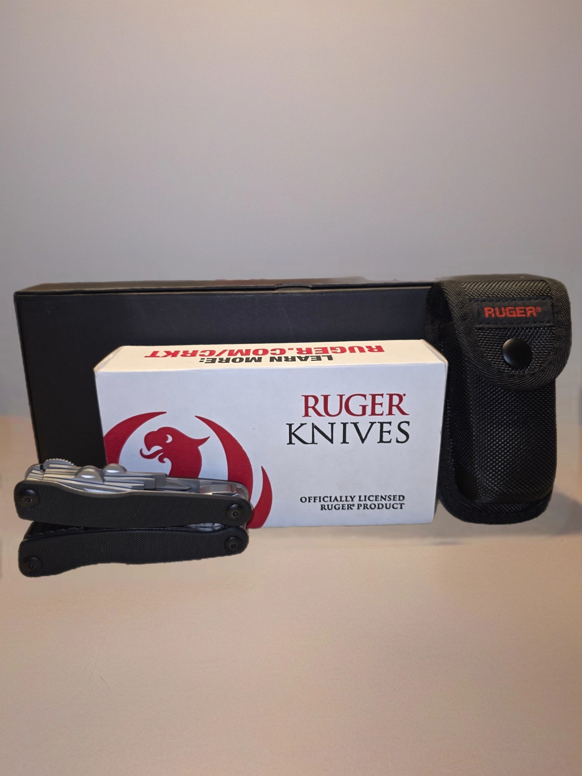 Ruger 1911 Multi-Tool R5100 Black G10 w/ Sheath Pliers & Wrench