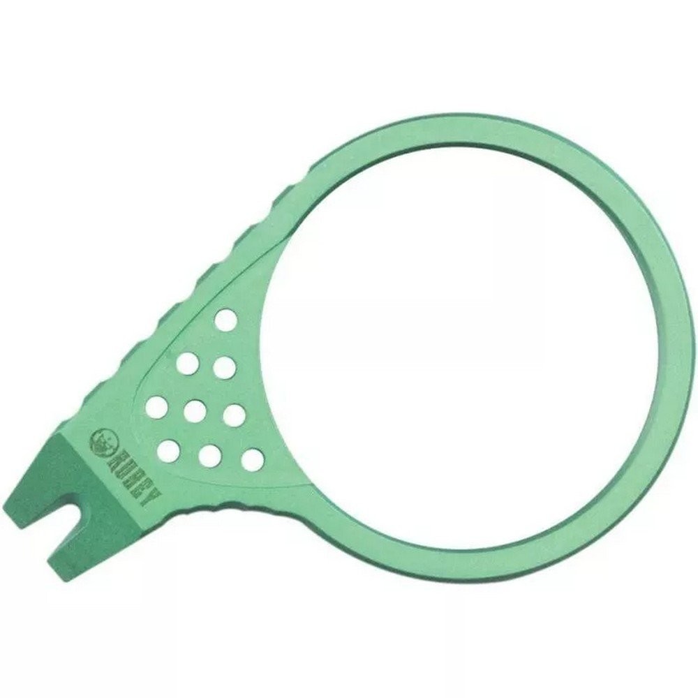 Kubey Pry Tool Green With Finger Ring Titanium Construction Lightweight – KU410C