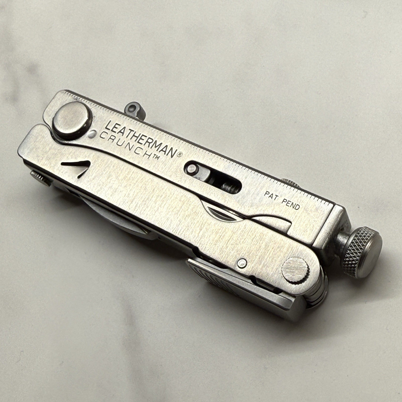 Leatherman Crunch multitool, Nylon sheath. Made in USA in 2011