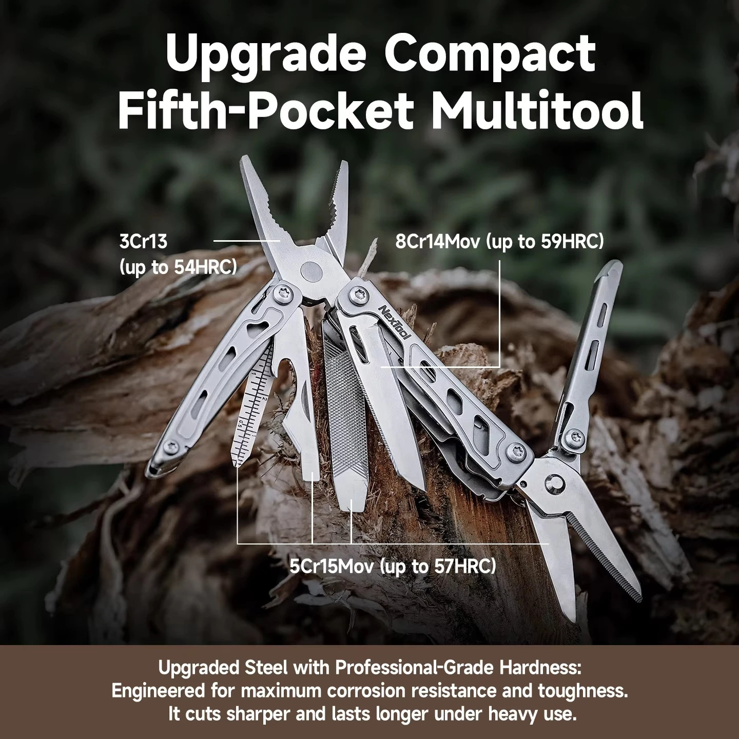 Nextool Keychain Mini Flagship F12 Folding Multi Tool 13 in 1 Screwdriver Pliers
