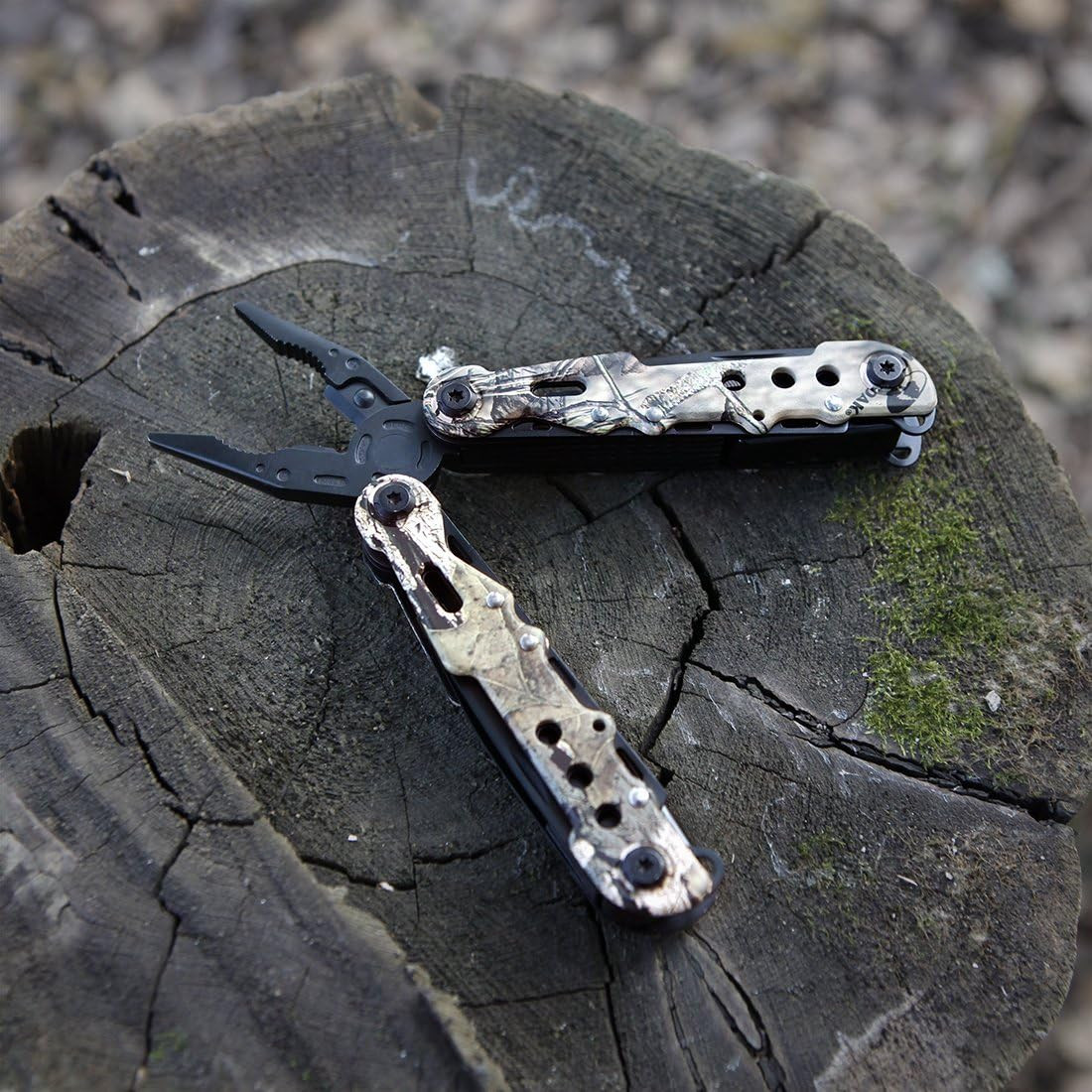 Multitool, 13-In-1 Folding Multi Tool Plier with Nylon Sheath, Stainless Steel C