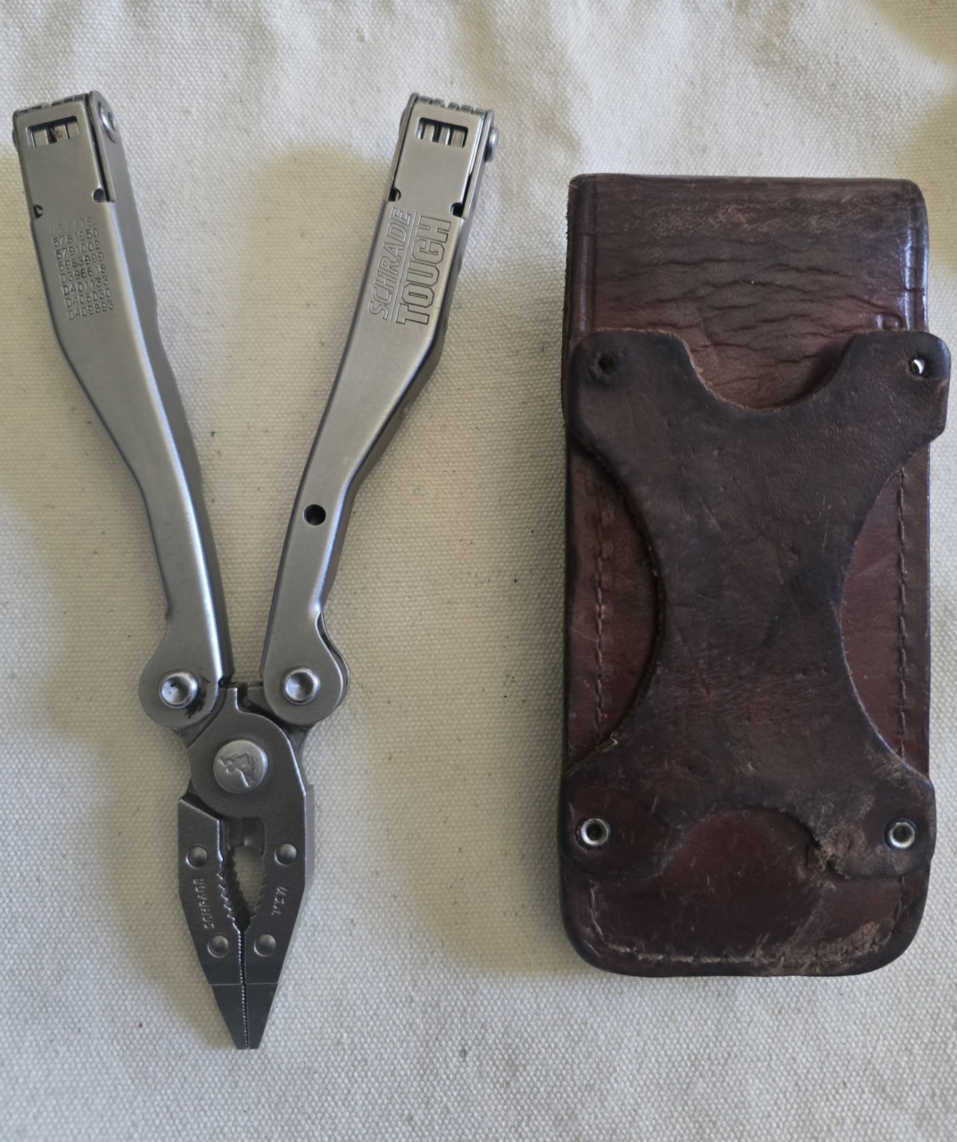 Schrade Tough Tool Sheath & Multi Tools/knives Pliers Made In USA