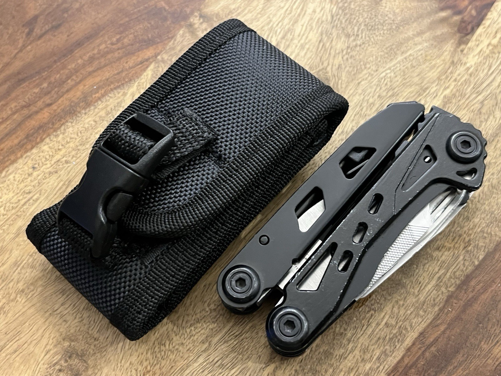 Basecamp Firestarter 11- in 1- 420 Stainless Steel Multitool Nice w/Molle Sheath