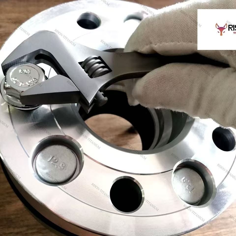 High Strength Titanium Alloy Wrench 150mm Sandblasting Anti Corrosion EDC Tool
