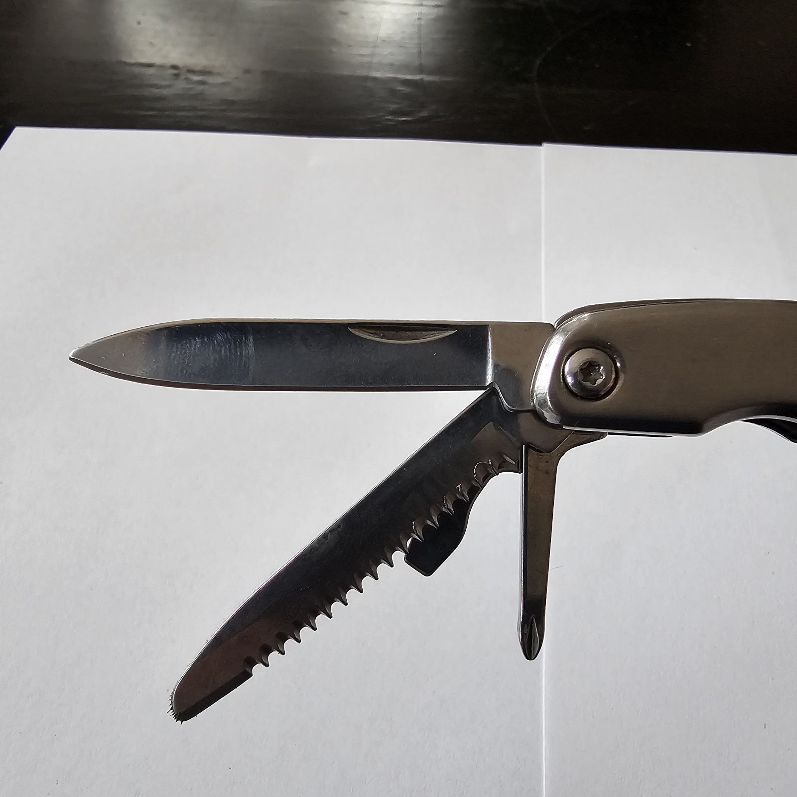 Stalwart Folding Pliers Multi Tool With Case New Old Stock Knife Saw