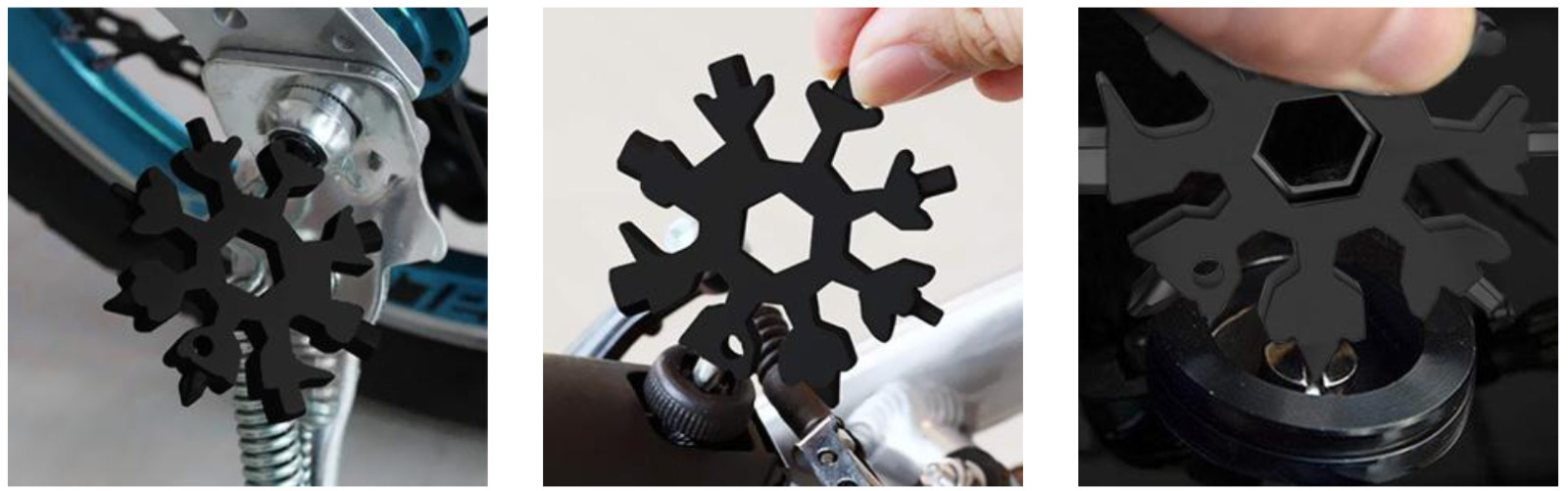 Dad Gifts for Men Adults Gifts for Men 18 in 1 Snowflake Multitool and Card Tool