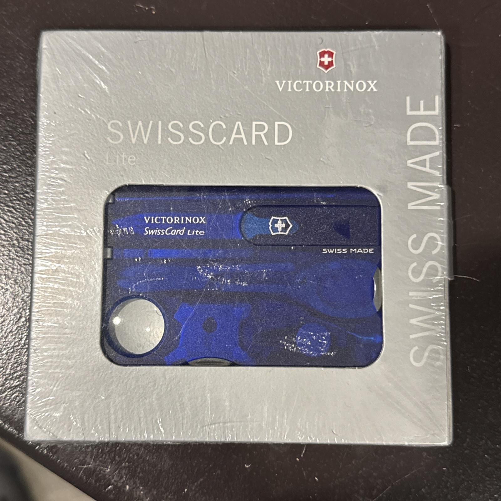 Genuine Victorinox Swiss Card Lite 13 tools swisscard with LED New in packaging