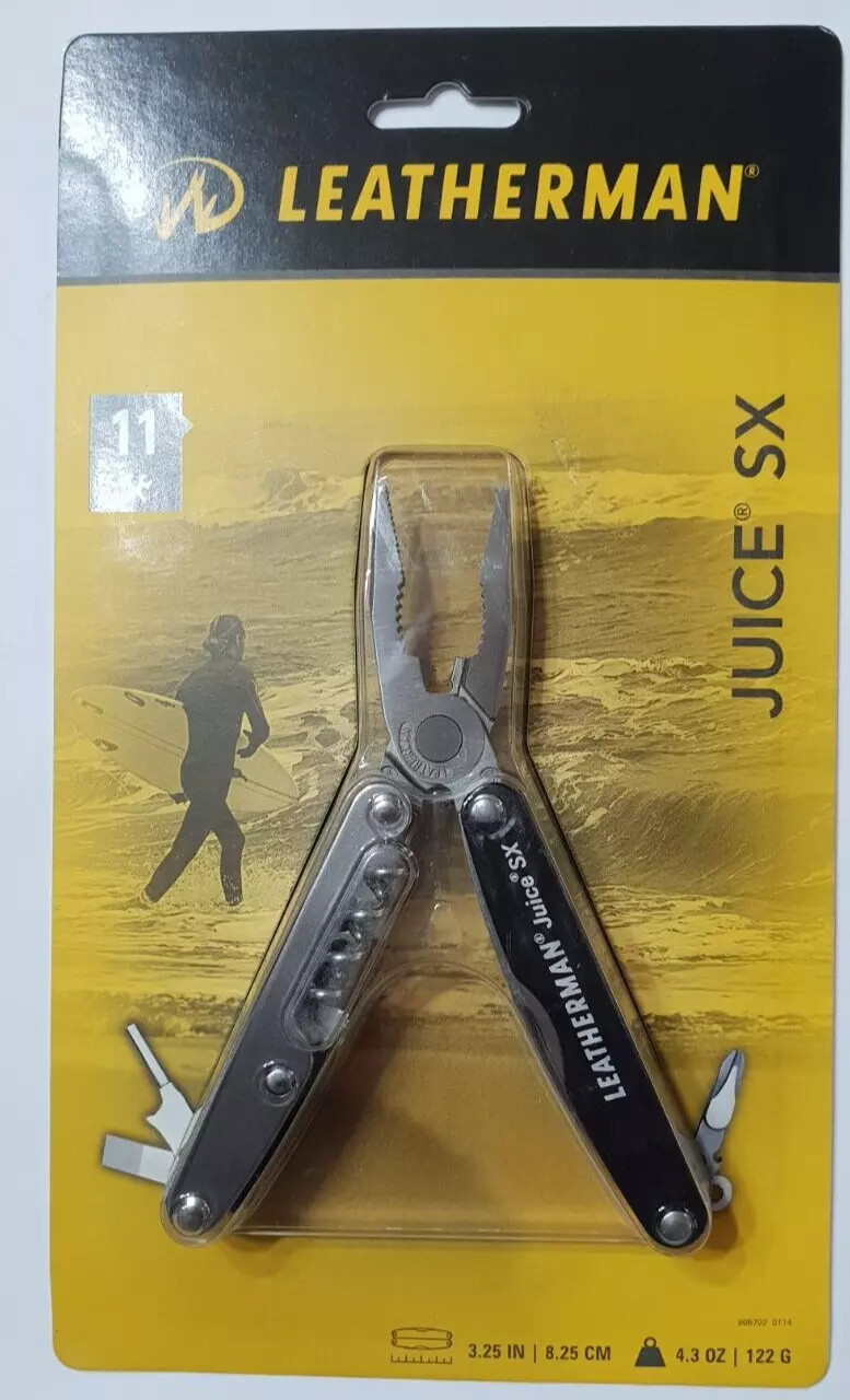 🔥🔥🔥 Leatherman Juice SX Collectable Retired Very Rare Multi Tool Mint Blister