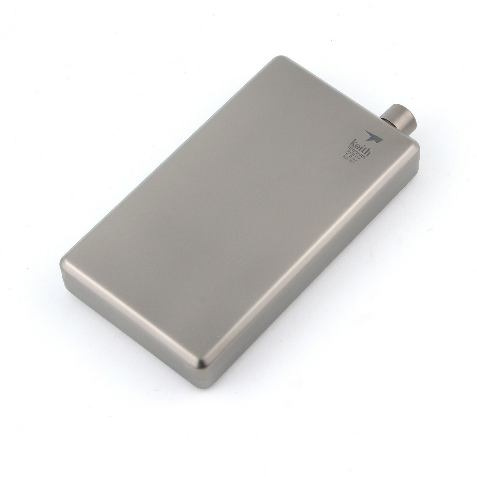 Titanium Portable Pocket Flask 100-200ml Ultralight Flask Flagon for Camping Hi