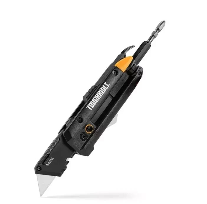 Toughbuilt TB-H4-12-IM Multifunctional Folding Tool Knife (5 Built-in Tools)