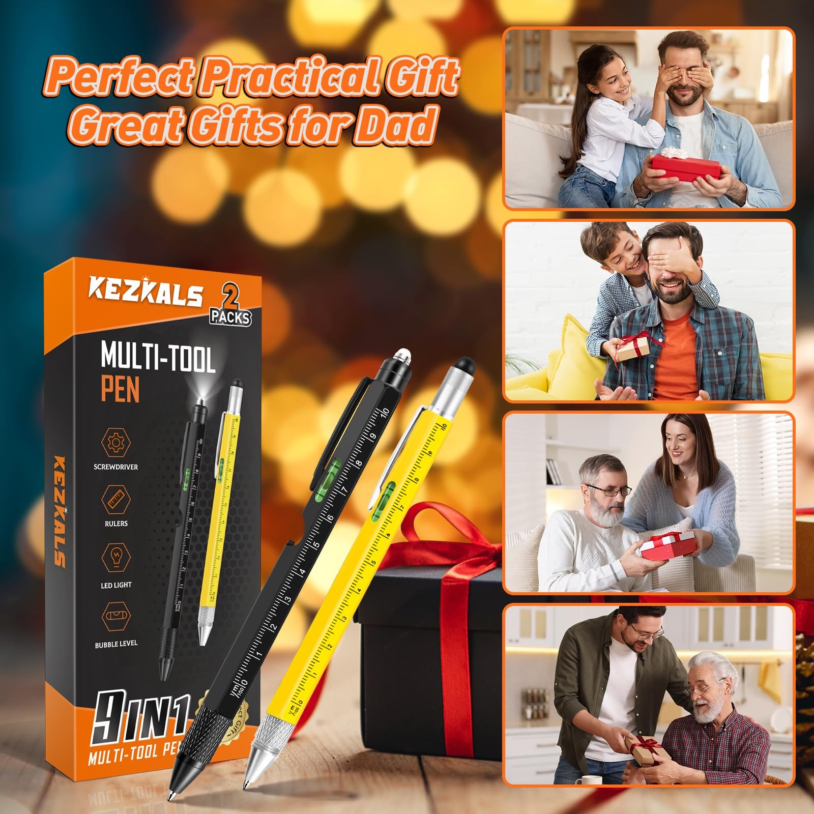 9 In 1 Multitool Pen Set Gifts For Men Boyfriend Husband Anniverary