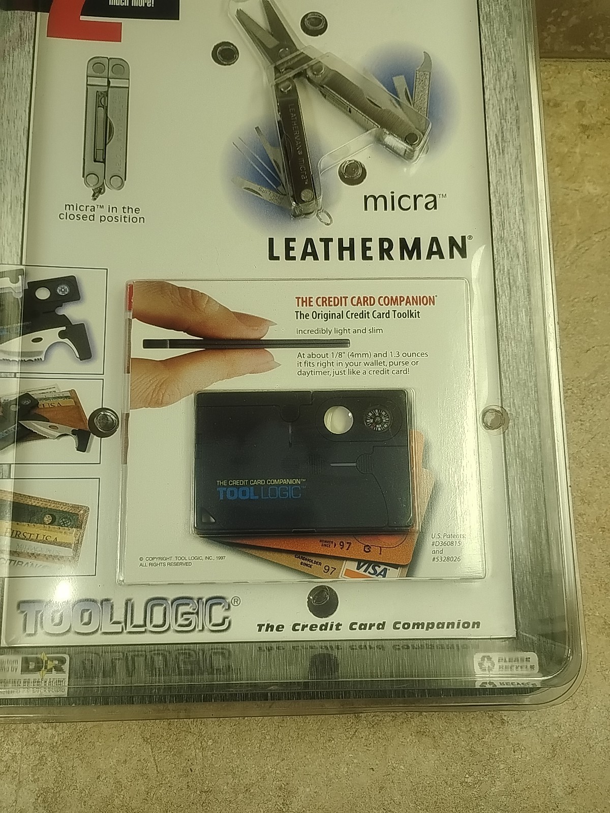 Leatherman Micra Tool Logic CC Companion New in Package 1997 Rare Sealed
