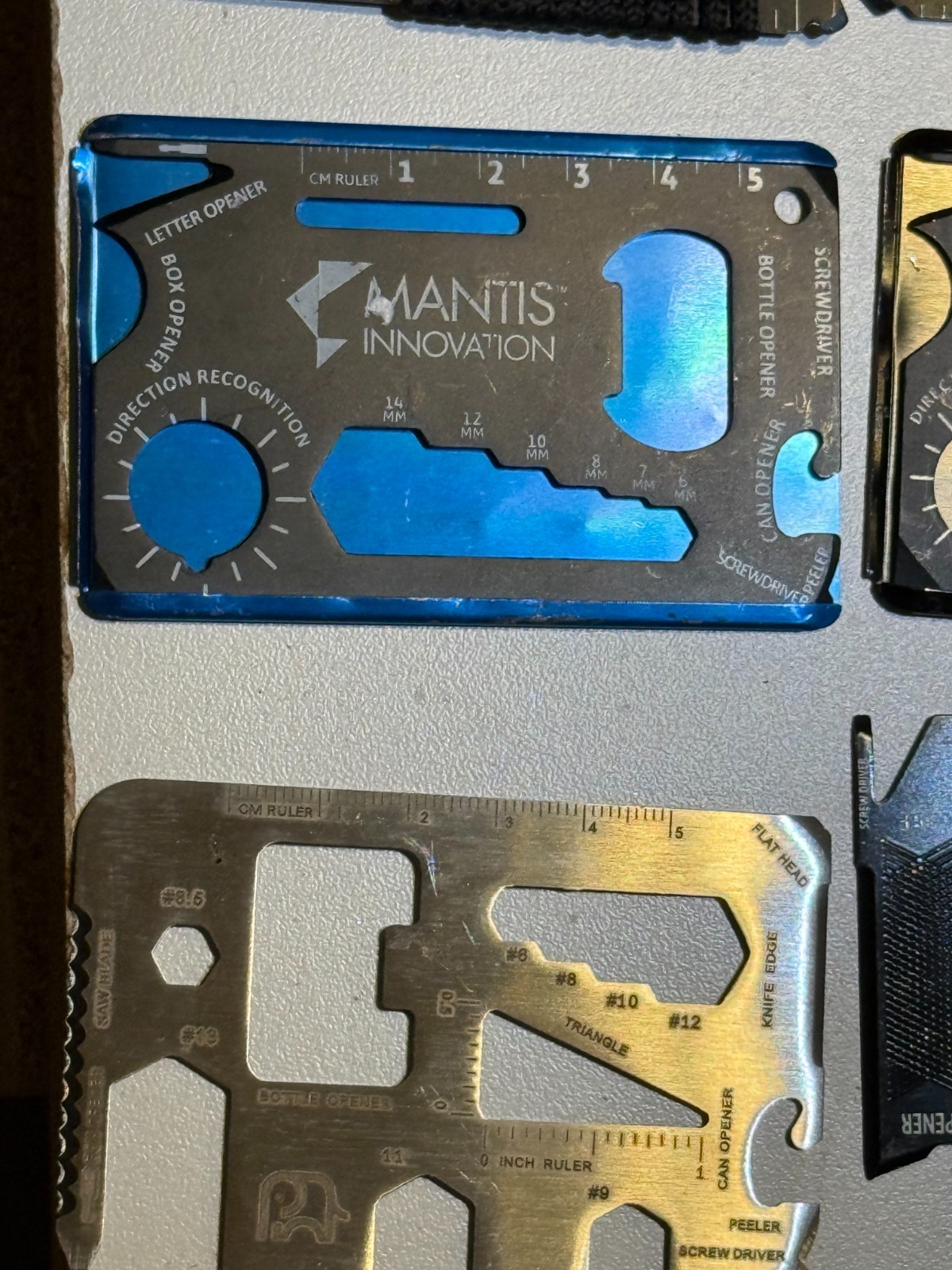 15 MULTIPURPOSE POCKET SURVIVAL TOOLS 4-716-B1-2-9 $4 OBO