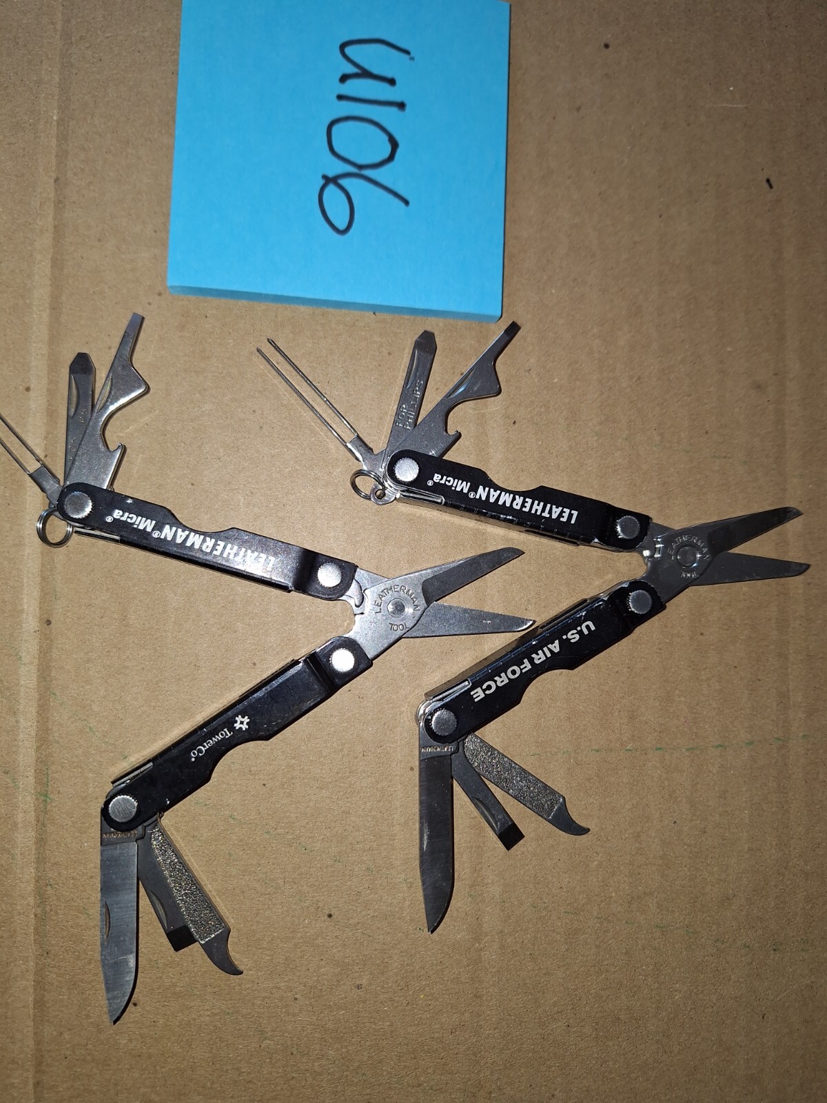 2 Leatherman BLACK MICRA Mini Multi Tools LOT U106
