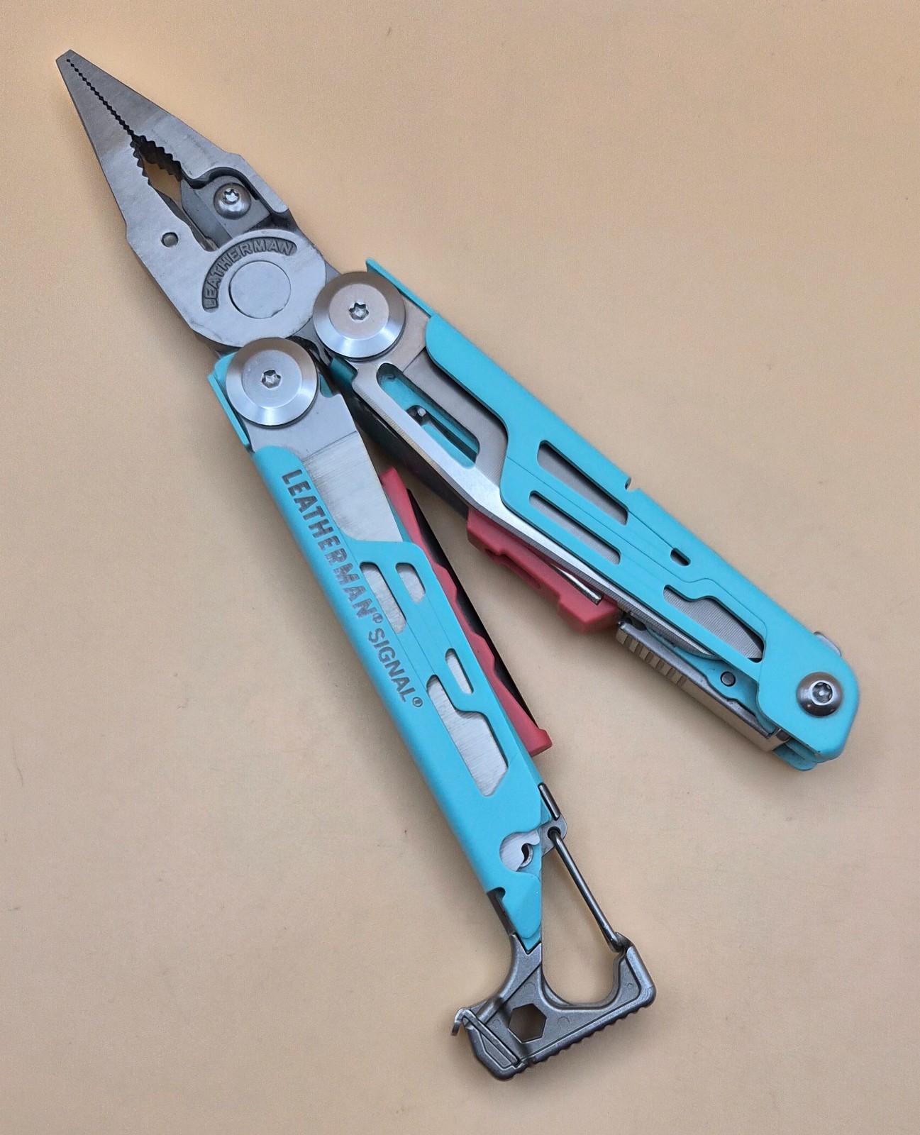 Leatherman SIGNAL Multi-Tool Aqua Good Condition (006)