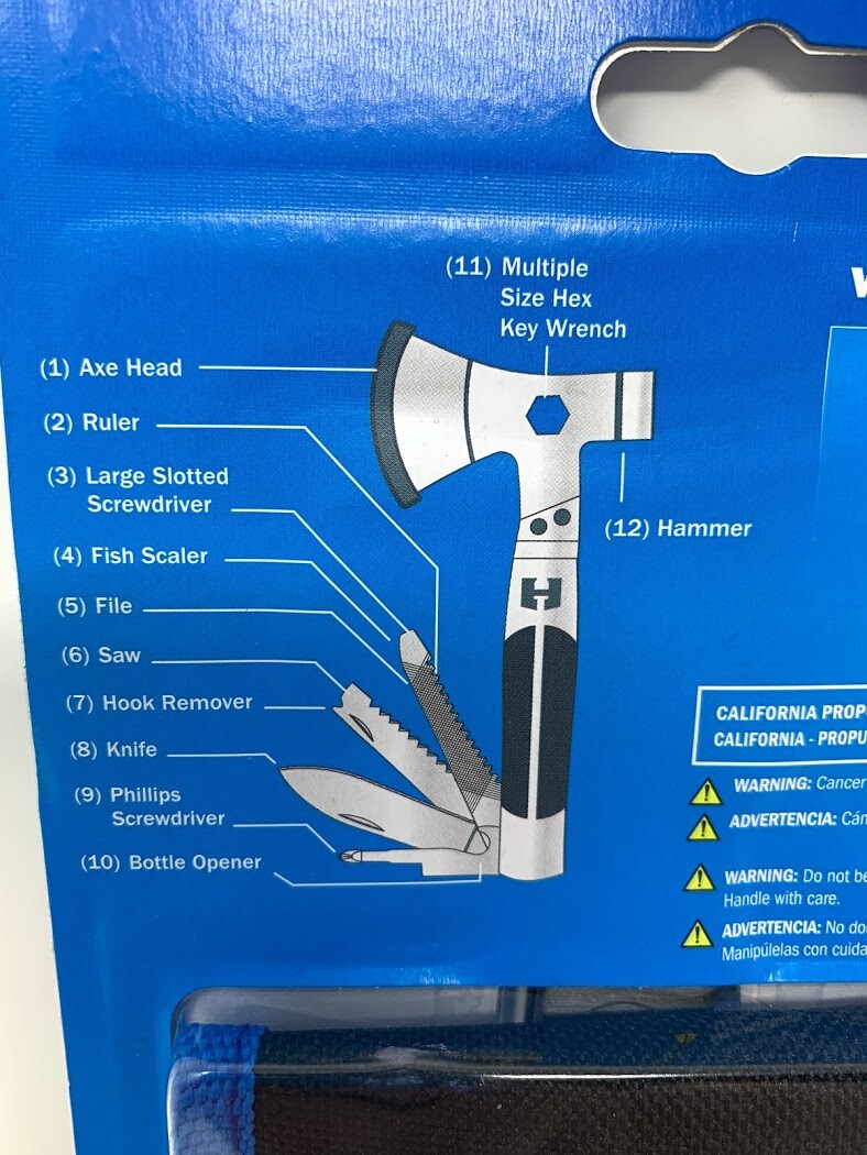 Hart 12-in-1 Hatchet Multi-Tool With Storage Pouch HHCTMT06 New And Sealed
