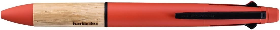 Jetstream Karimoku 4&1 Multi-Function Pen 0.5mm Uni MSXE5KF05.4 Sunset Orange