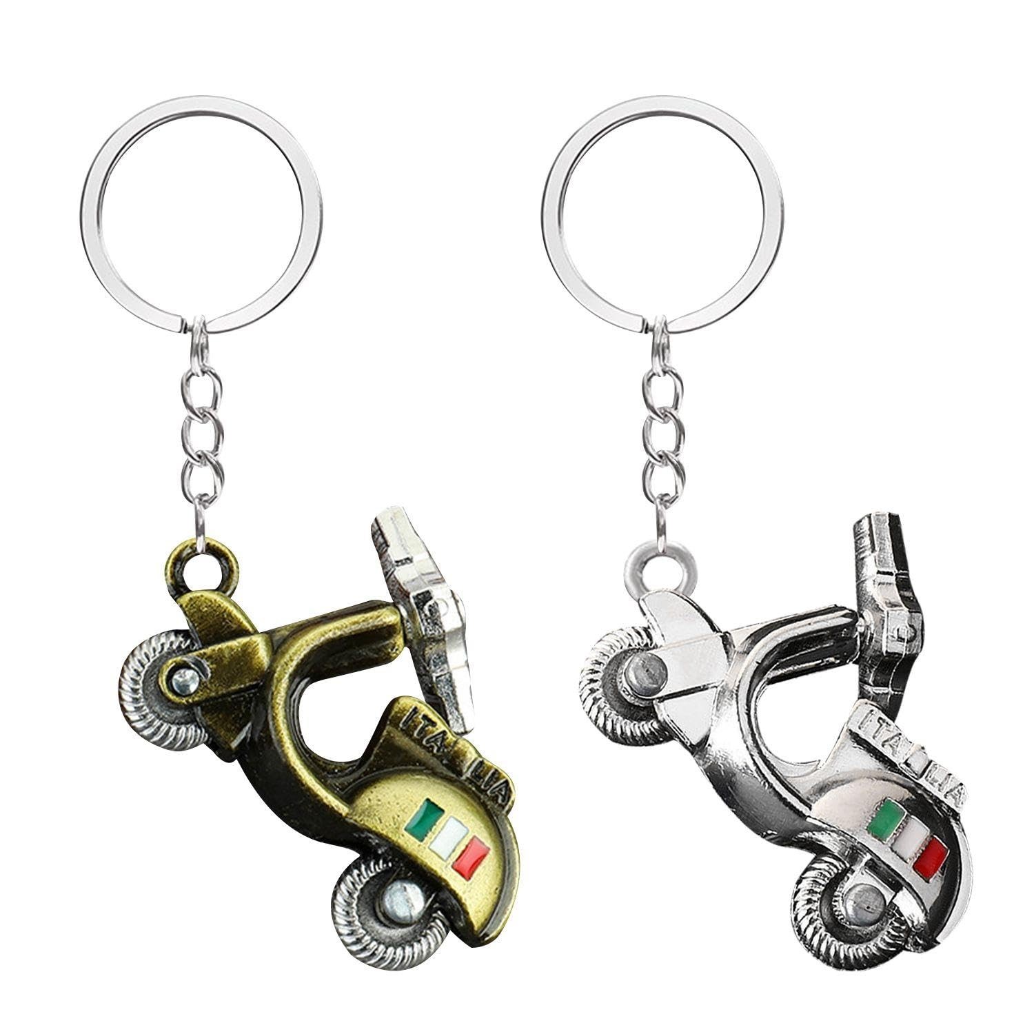 2pcs Motorcycle Keychain, Metal Keychain Keychain, Creative…