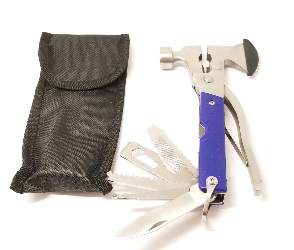 18 in 1 Folding Multi-Tools Multi-Purpose Pliers, Hammer, Bottle Opener and MORE
