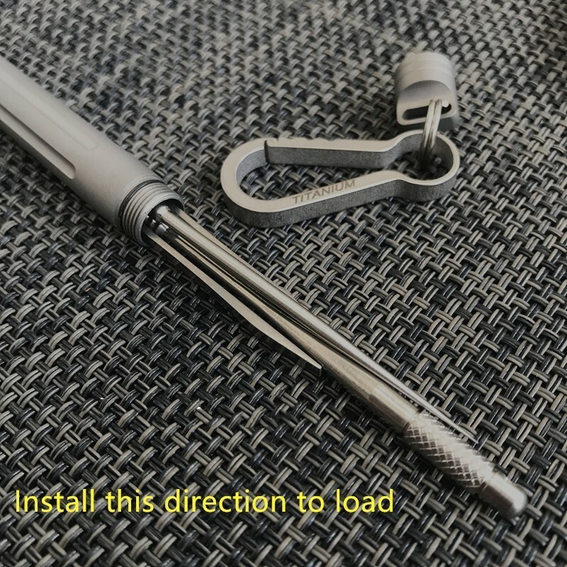 Outdoor Key Titanium TC4 Multi Tools EDC Set Holder Toothpick Tweezers Earpick